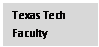 Text Box: Texas Tech Faculty